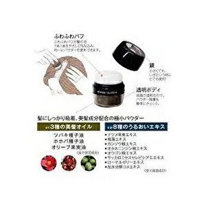 アモロス 黒彩ぽんぽん 5g 栗黒 ヘアファンデーション ダークブラウン