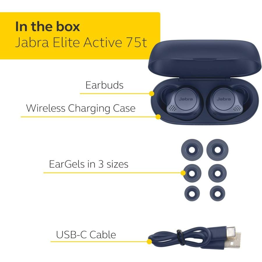 Jabra（ジャブラ） Jabra Elite Active 75t ネイビー : RE L&P STORE