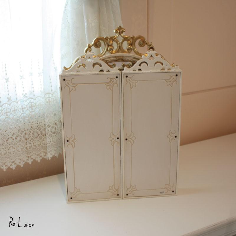 三面鏡フレンチホワイトイタリア製