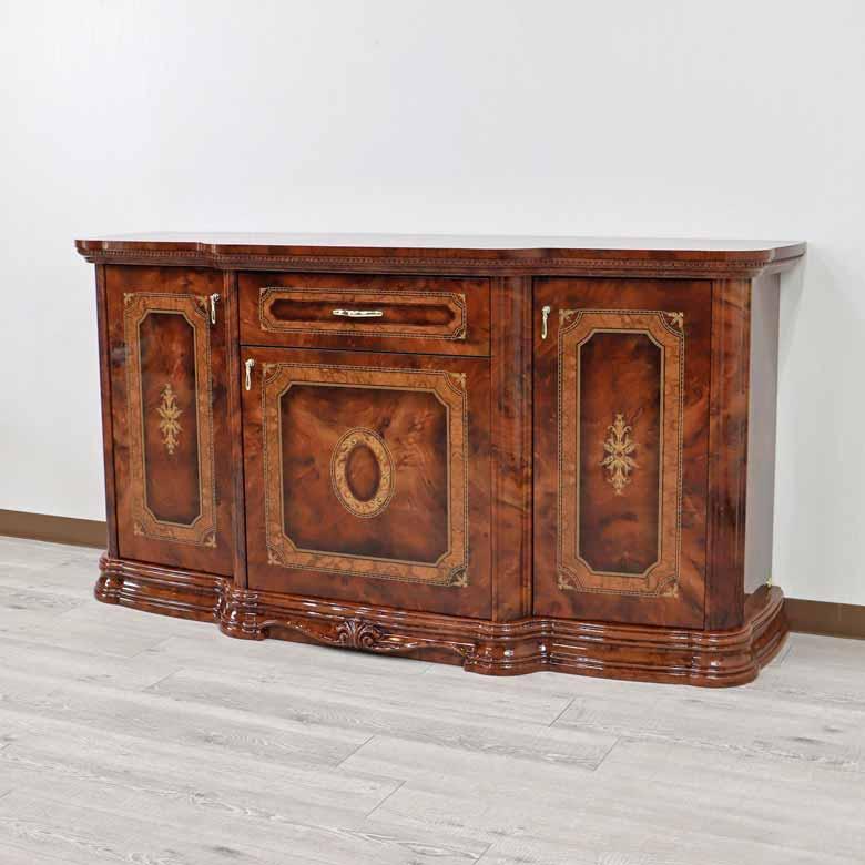 サルタレッリアマルフィ　クラシック ブラウンキャビネット サルタレッリ アマルフィ サイドボード 正規販売店 クラシック