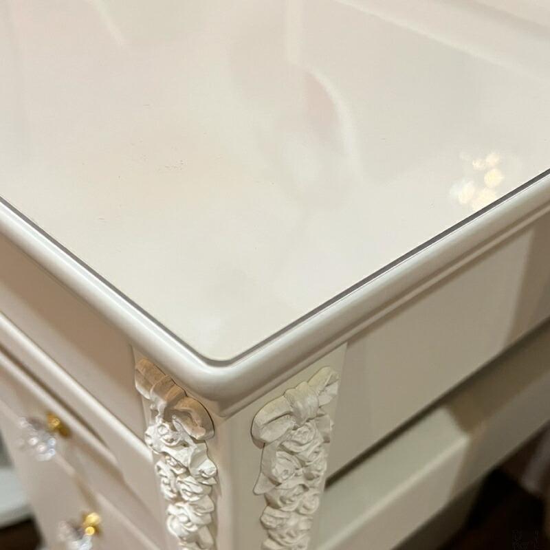 学習デスク天板用 透明デスクマット チェレスタシリーズ対応  保護マット 幅105cm×奥行60cm 送料無料