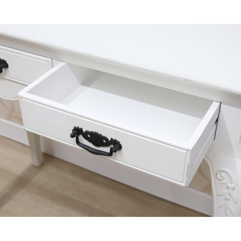 Romance ロマンス 2ドロワーコンソール ホワイト フレンチ