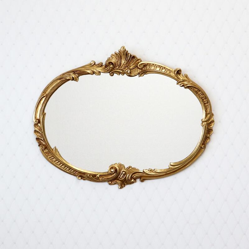 イタリア ミラー ゴールド 金 ロココ 楕円 横広 イサス C17G イタリア ミラー ゴールド 金 ロココ 楕円 横広 イサス C17G