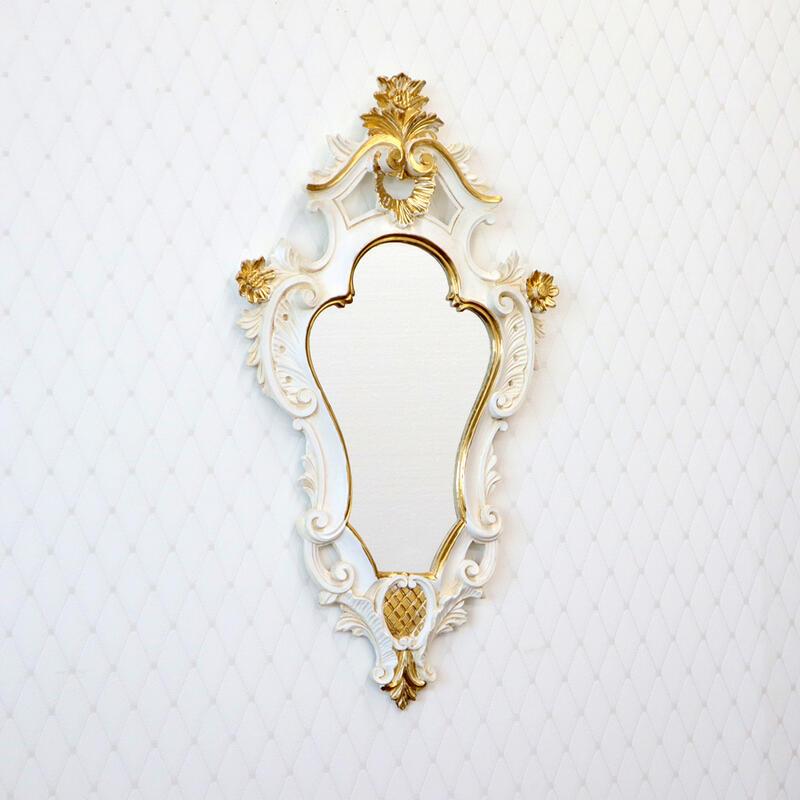 H392\" 金彩装飾 ゴールド ウォールミラー 壁掛け イタリア製 イタリア製 ウォールミラー 壁掛け鏡 ゴールド｜おしゃれ