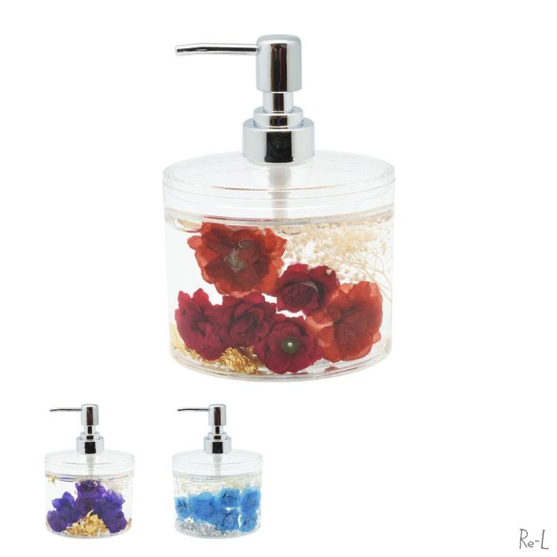 ローズ ディスペンサー ボトル おしゃれ ソープ 洗剤入れ ローズアクリルサニタリー カラー レッド パープル ブルーより選択 Re リエルショップ 通販 Yahoo ショッピング