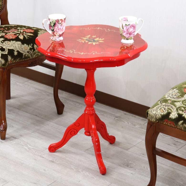 イタリア製 アンティークローズ RENAISSANCE サイドテーブル ゴールド イタリア製 アンティークローズ RENAISSANCE サイドテーブル