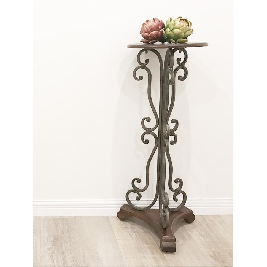 サイドテーブル M 花台 アイアンフレーム Iron Smith インテリア 玄関