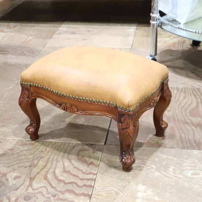 アンチークフットスツール Footstool repose -pied