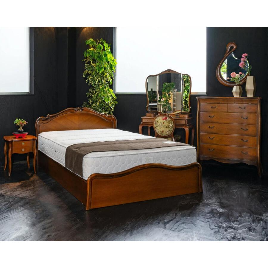 カンティーニュ ワイドダブルベッドフレーム マットレス無し 国産家具