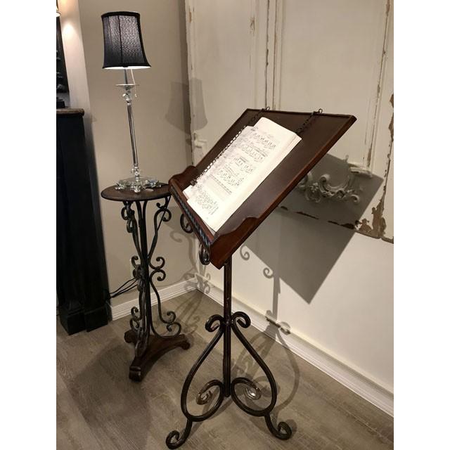 譜面台 メニュー立て メニューボード おしゃれ アイアン 木製 アンティーク インテリア キッチン 料理本立て 飲食店 エステrefm 676 リエルショップ 通販 Yahoo ショッピング