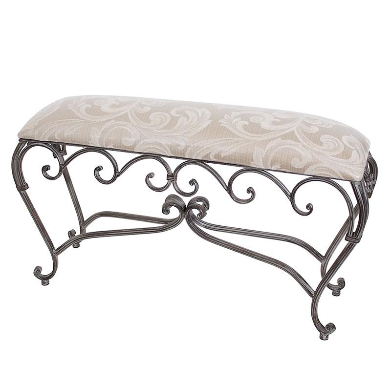 アイアンロングスツール（ファブリック）