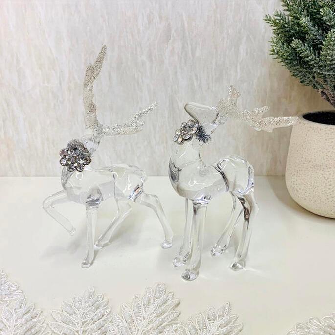 トナカイオブジェ 2種セット クリスマス オブジェ ディスプレイ