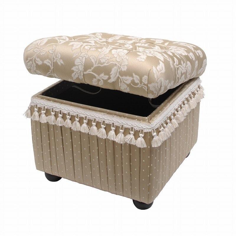 ジェニファーテイラー 収納スツール Heirloom タッセル スツール