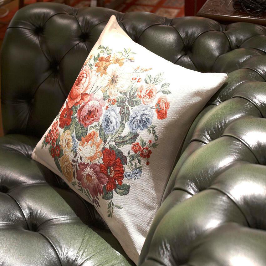 ポルトガルジャガード クッションカバー 45×45 輸入雑貨 送料無料