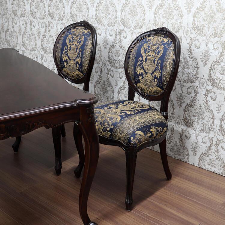 バリーウィリアム ダイニングテーブル 5点セット マホガニー 輸入家具