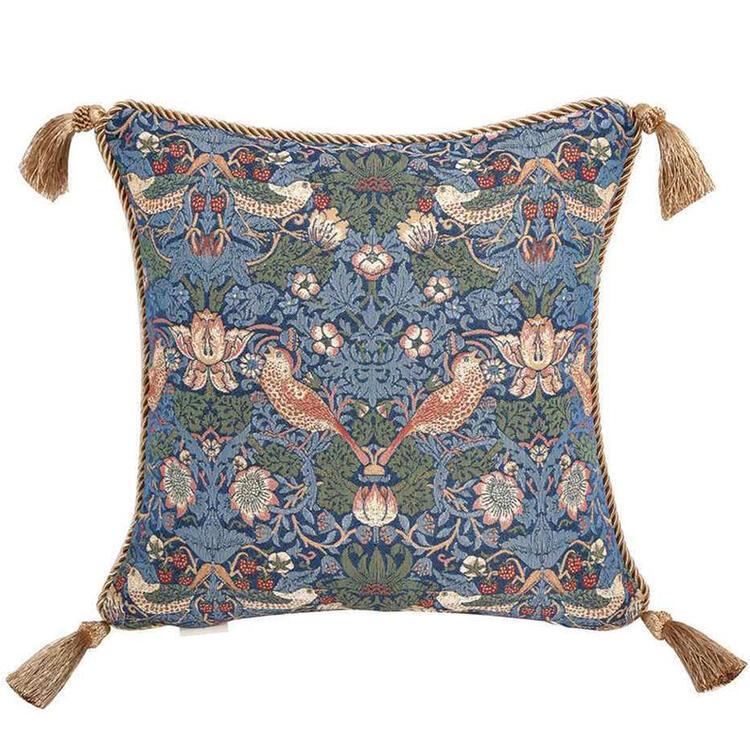 クッション ジェニファーテイラー ウィリアムモリス イチゴ泥棒 33229CU