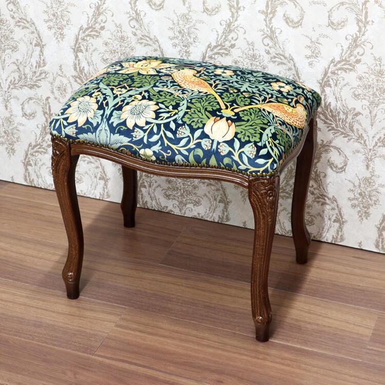 イタリア製 スツール ウイリアム・モリス クラシック アンティーク  