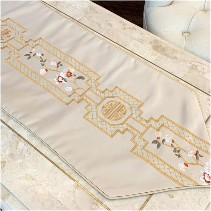 シノワズリ テーブルランナー 210cm テーブルセンター クラシック