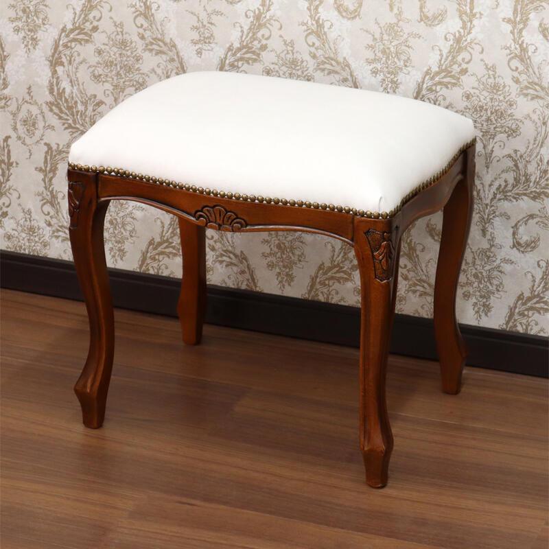 イタリア製 レザースツール 合皮 アンティーク クラシック レザー イタリア 送料無料 RE2-RER500