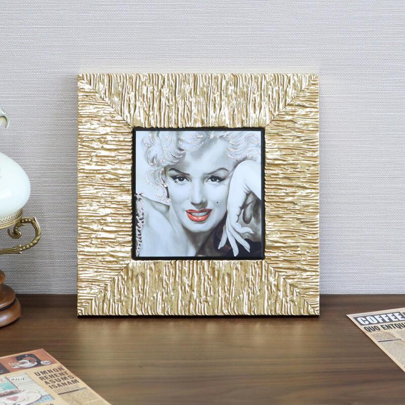 イタリア製 アートフレーム マリリンモンロー ゴールド インテリア
