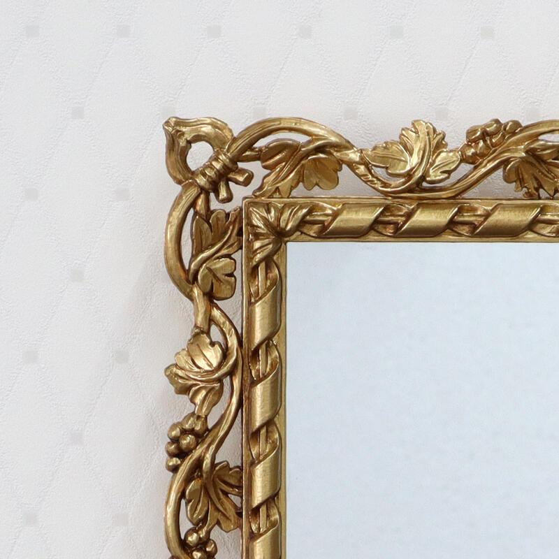 ITALY ウォールミラー ゴールド