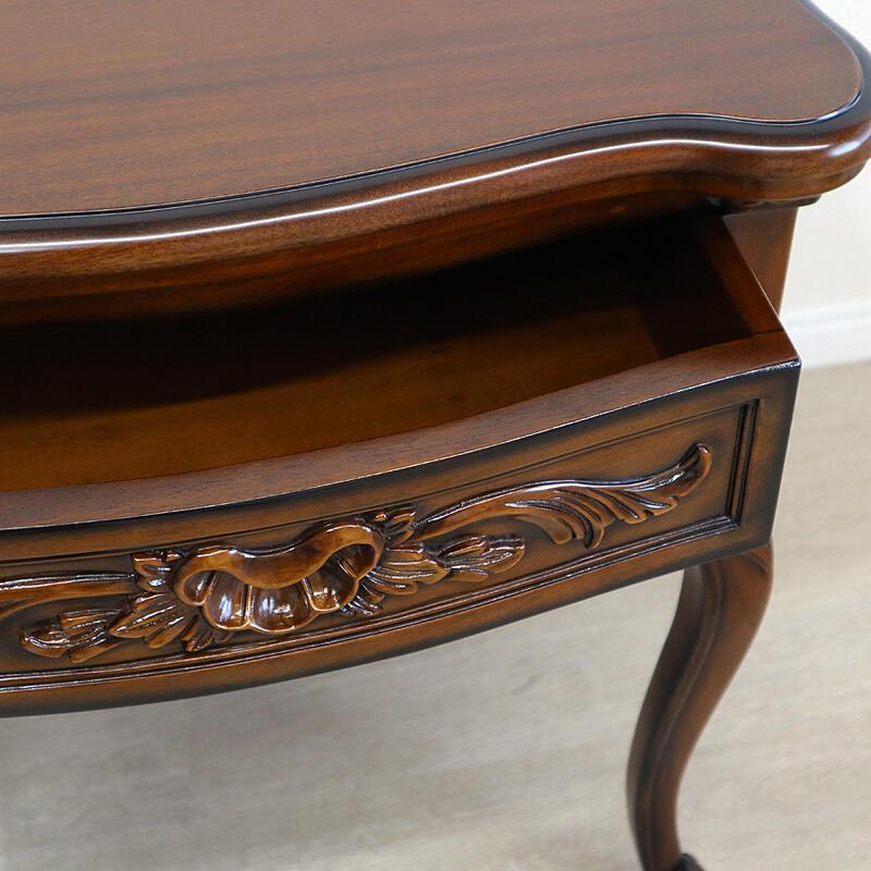 マホガニー サイドテーブル クラシック アンティーク シンプル