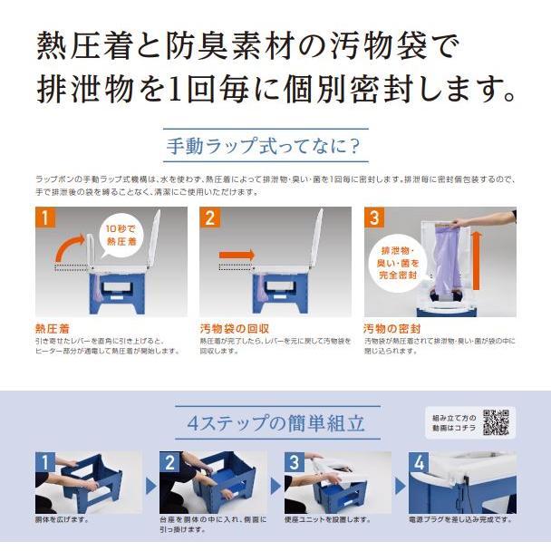 限定特価 ラップポン PF-1 (消耗品30回分付き) 手動ラップ式