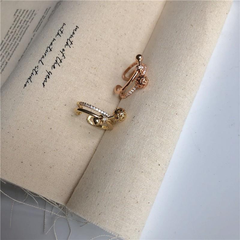 RUsty Thought ピンキーリング2個セット レディース 指輪 ピンキーリング アクセサリー ジュエリー 2連 透かし