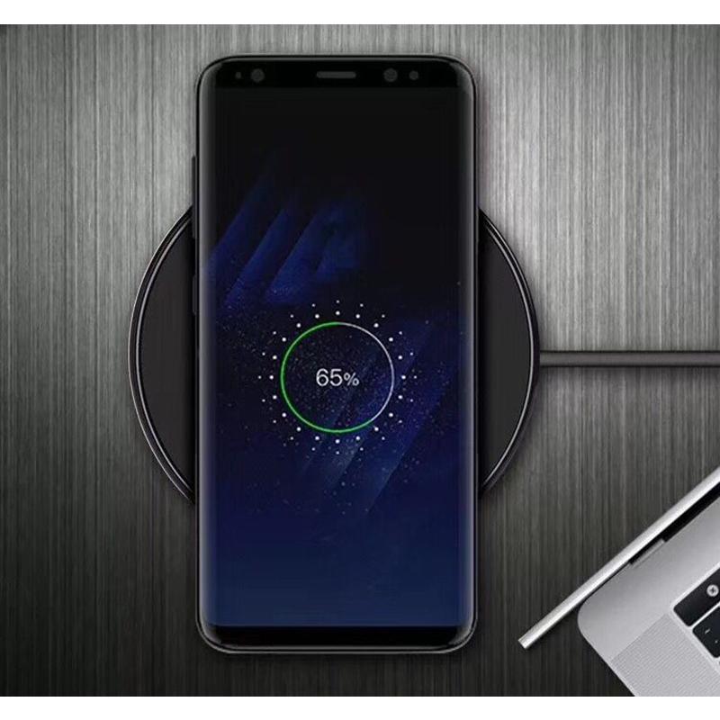 コンパクト ワイヤレス充電器 Qi規格 スマホ 置くだけ充電パッド ブラック yz107.jpg