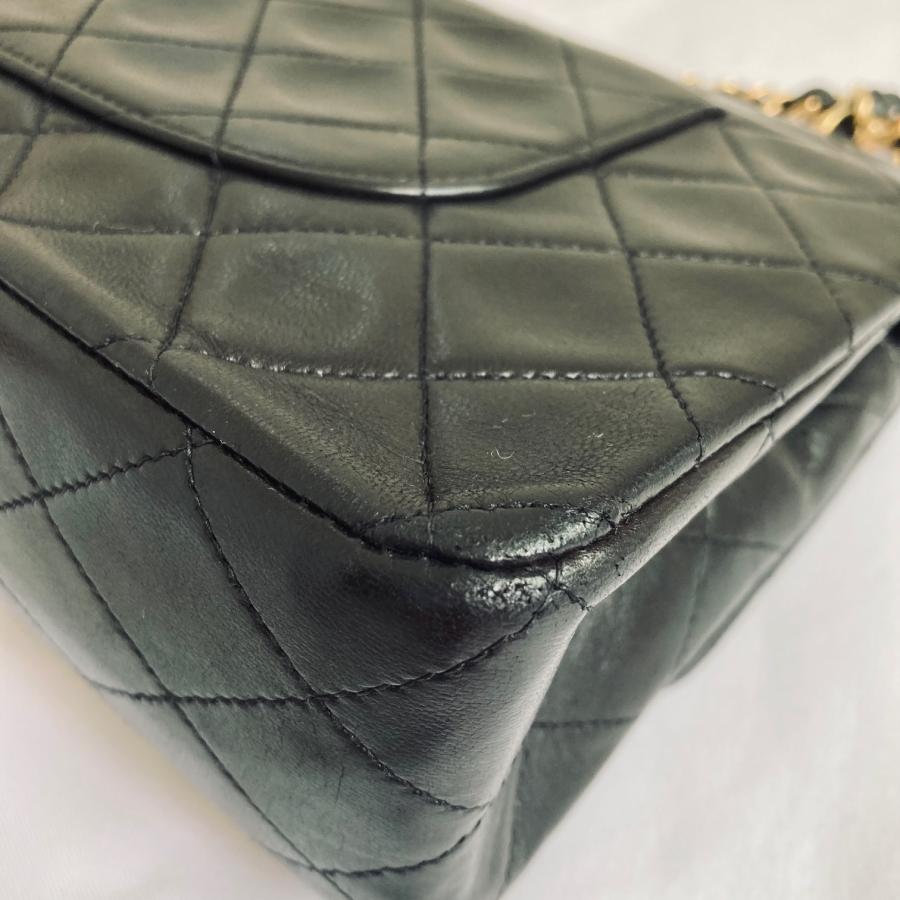 売り切り価格！CHANELヴィンテージ wフラップマトラッセ CHANEL - CHANEL ヴィンテージ マトラッセ コットン Wフラップ W
