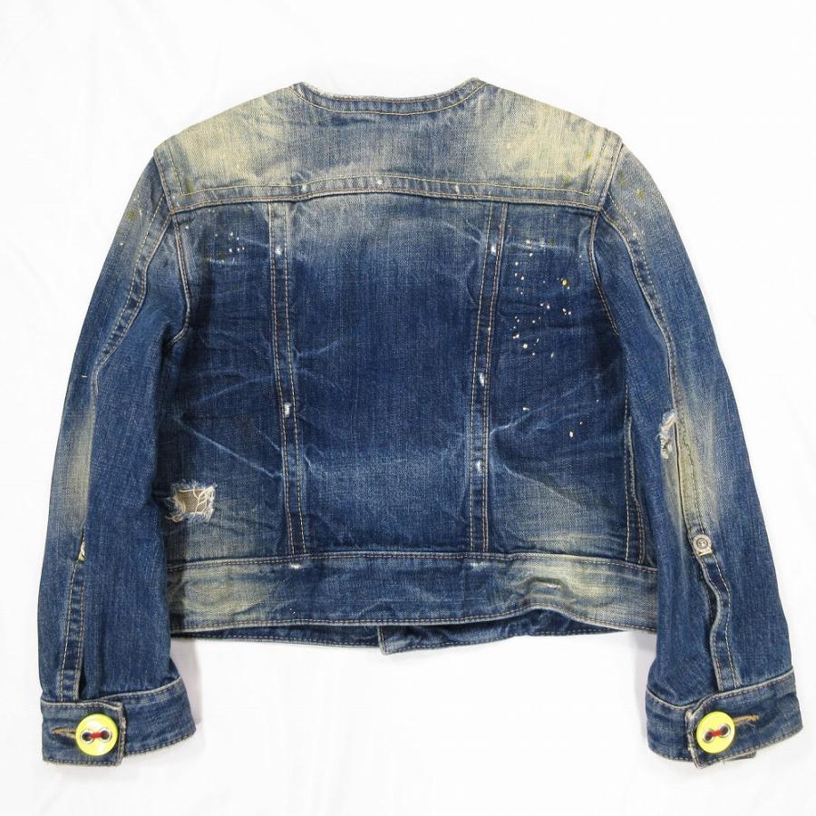 DSQUARED2（ディースクエアード） ノーカラー デニム ジャケット