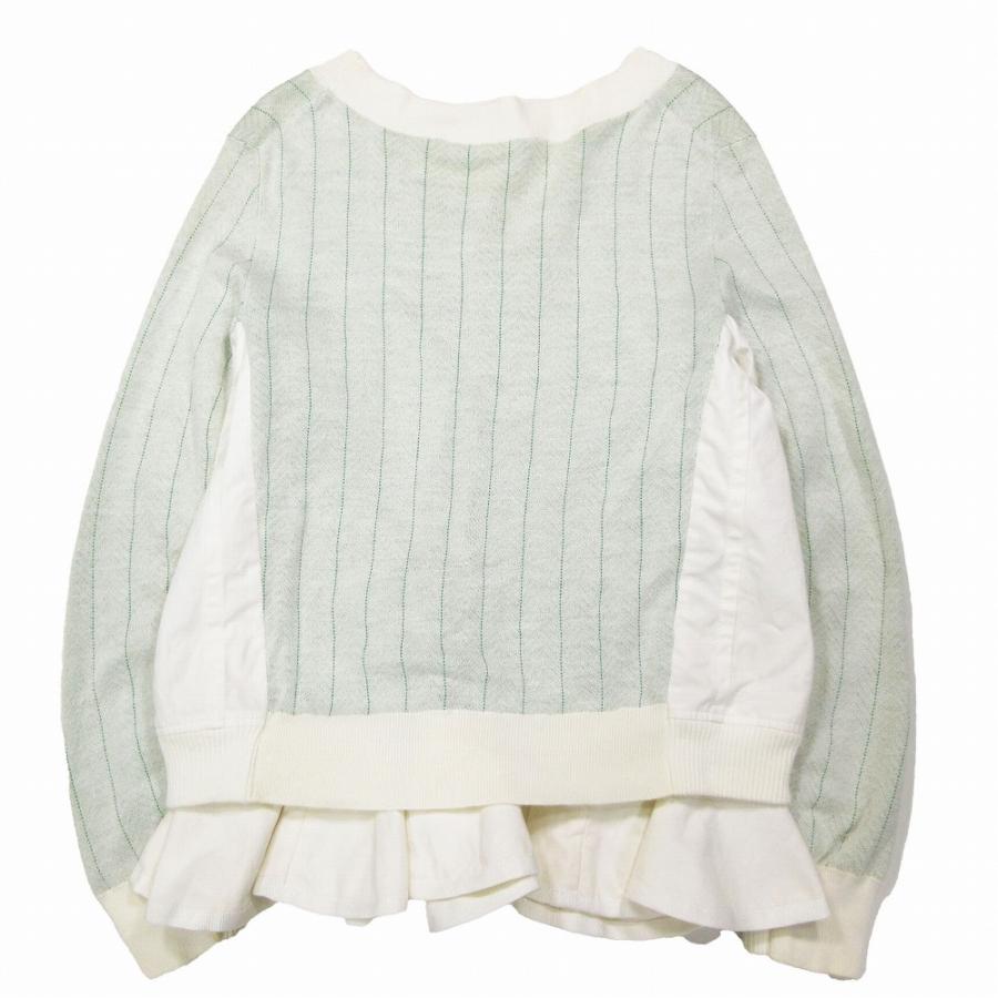 sacai luck ペプラムニット グレー sacai luck サカイラック  