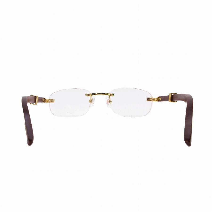 Cartier（カルティエ） ヴィンテージ レクタングル リムレス メガネ