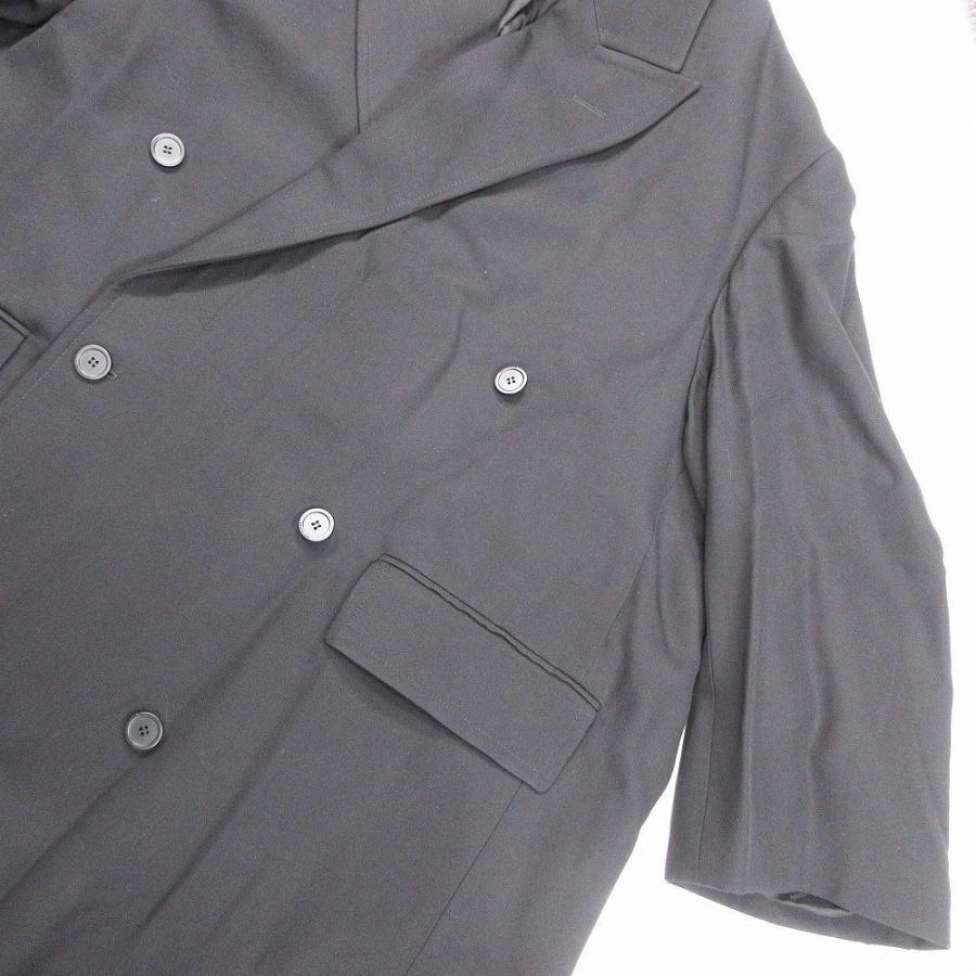 BALENCIAGA（バレンシアガ） 切りっぱなしシワ加工 ダブルブレスト
