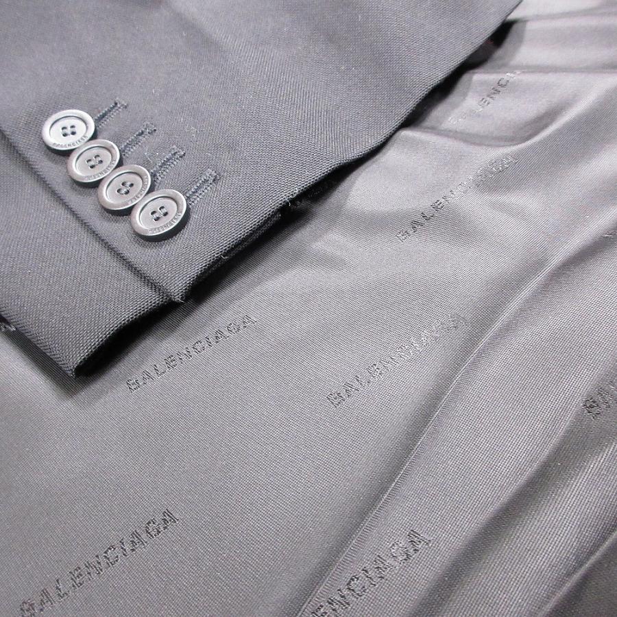 BALENCIAGA（バレンシアガ） 切りっぱなしシワ加工 ダブルブレスト