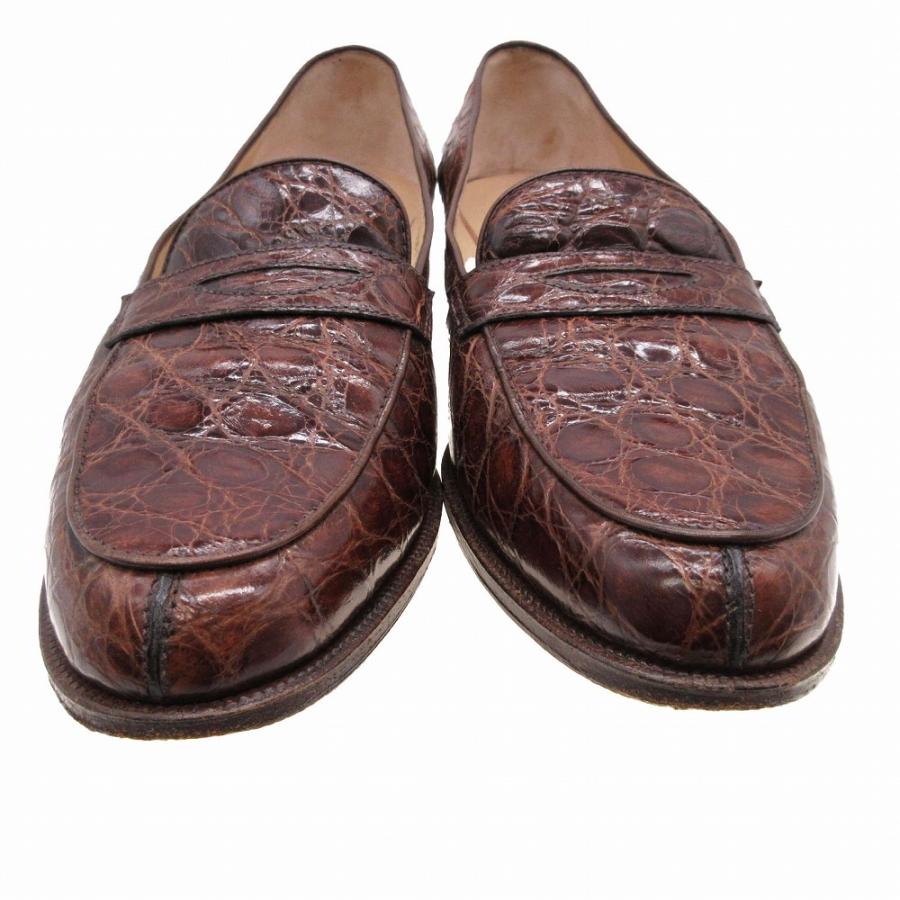TANINO CRISCI タニノクリスチー クロコダイルレザー 本革 ローファー