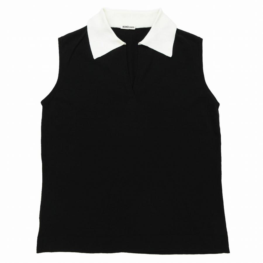 HERMES 美品 エルメス マルジェラ期 バイカラー ニット アンサンブル