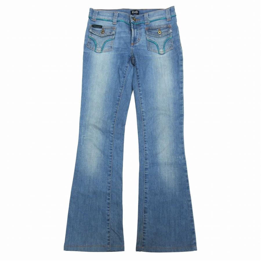 美品　ドルチェアンドガッバーナ　ドルガバ　フレアパンツ　ストレッチ　ピンク　38 DOLCE&GABBANA（ドルチェ & ガッバーナ） ドルチェアンドガッバーナ