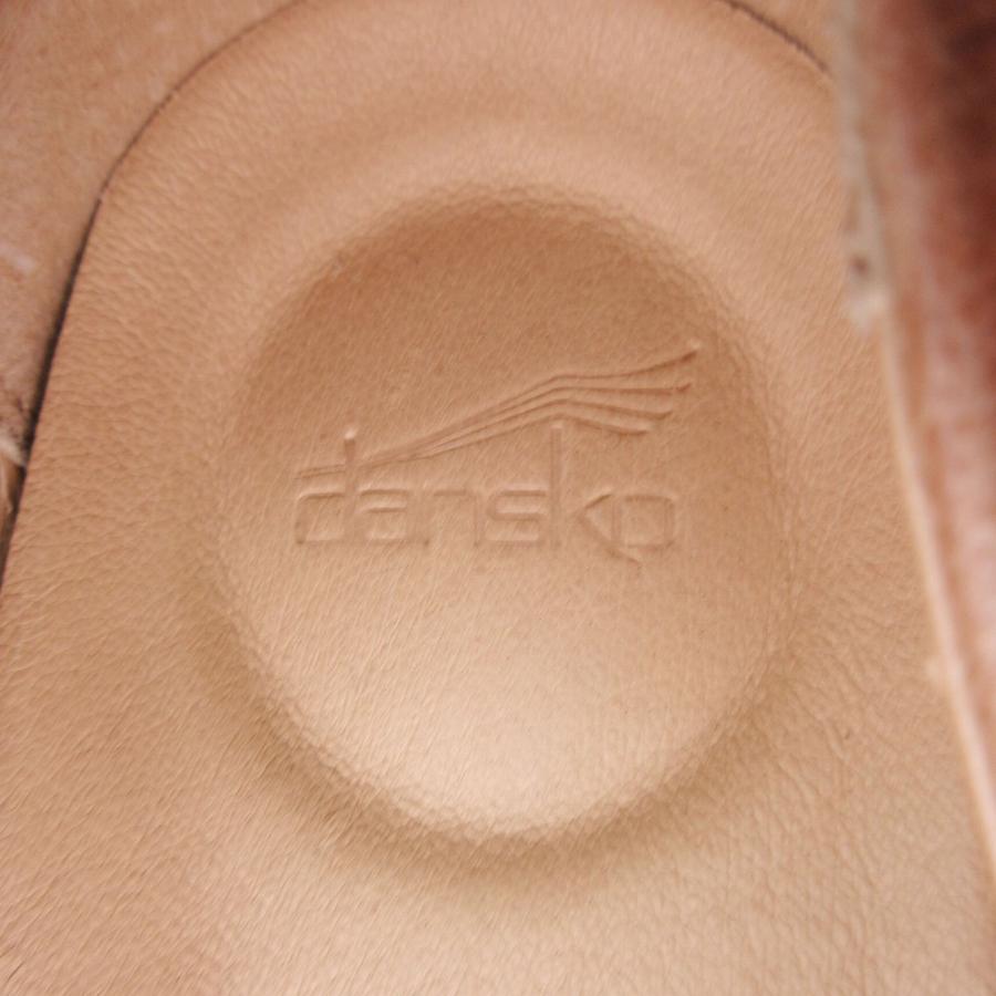 dansko（ダンスコ） レザー フラットシューズ スリッポン ブラウン