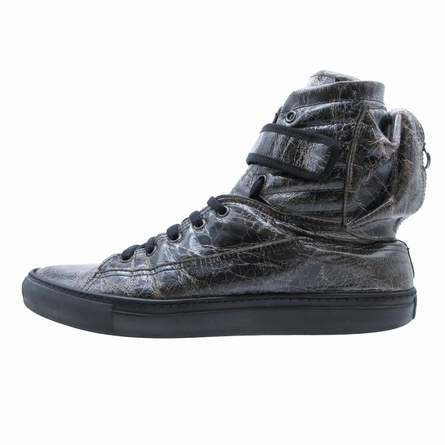 RAF SIMONS（ラフ シモンズ） ヴィンテージ加工 ベルクロ ハイカット