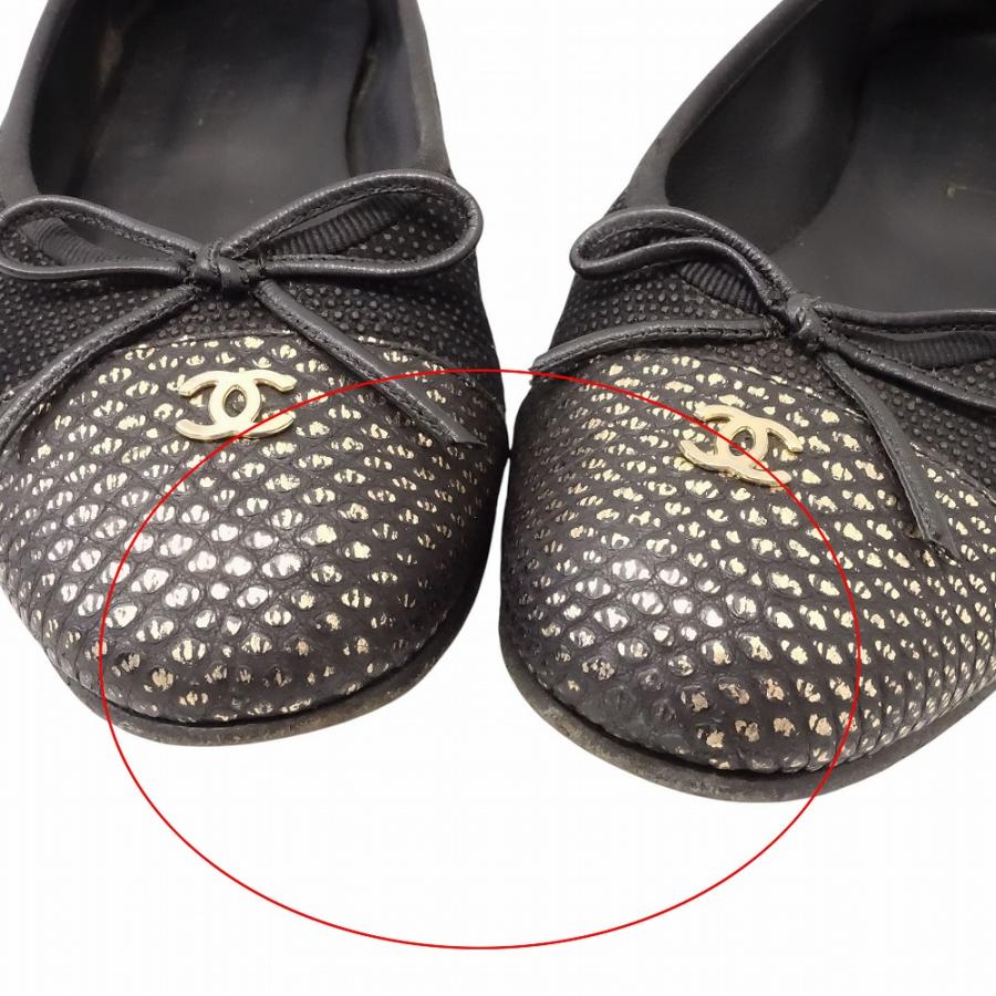 CHANEL（シャネル） バレリーナ バレエシューズ リボン ココマーク