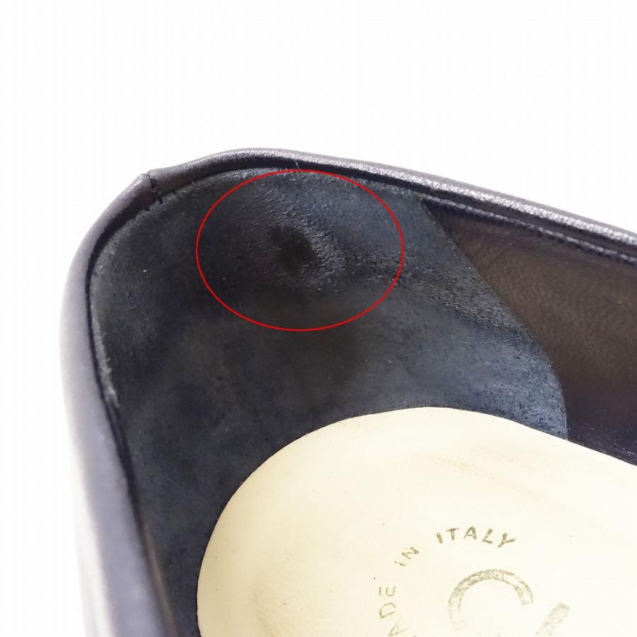 CHANEL（シャネル） カメリア フラット シューズ パンプス レザー ロゴ
