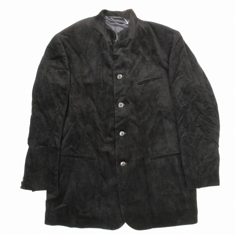 LANVIN COLLECTIONスタンドカラーコートジャケット LANVIN（ランバン） スタンドカラー ジャケット ベロア風生地