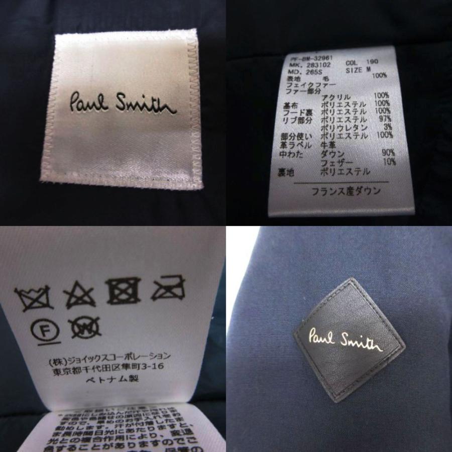 Paul Smith ポールスミス WOOL N3-B DOWN COAT ウール ダウン コート ミリタリー ジャケット M ネイビー メンズ 【中古】_7
