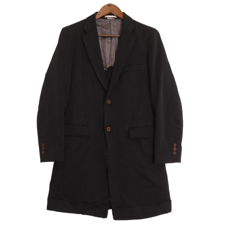 COMME des GARCONS PLUS ポリ 縮絨 チェスター コート