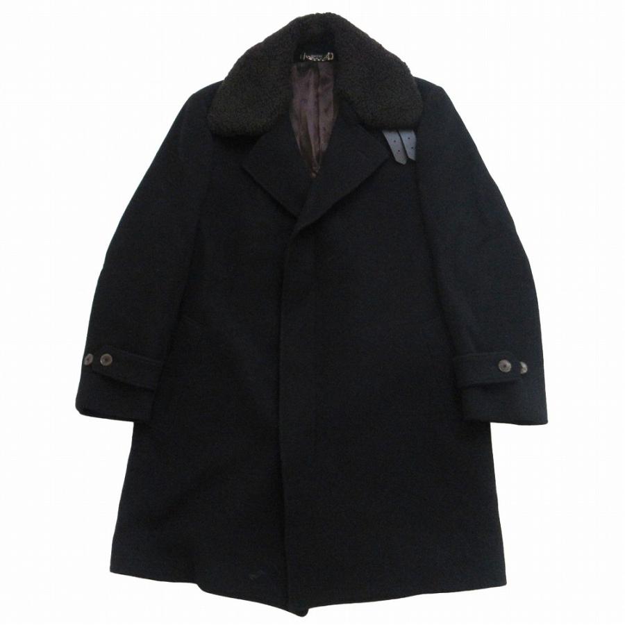 GUCCI（グッチ） 295148 ウール ボアカラー付 ロングコート サイズL