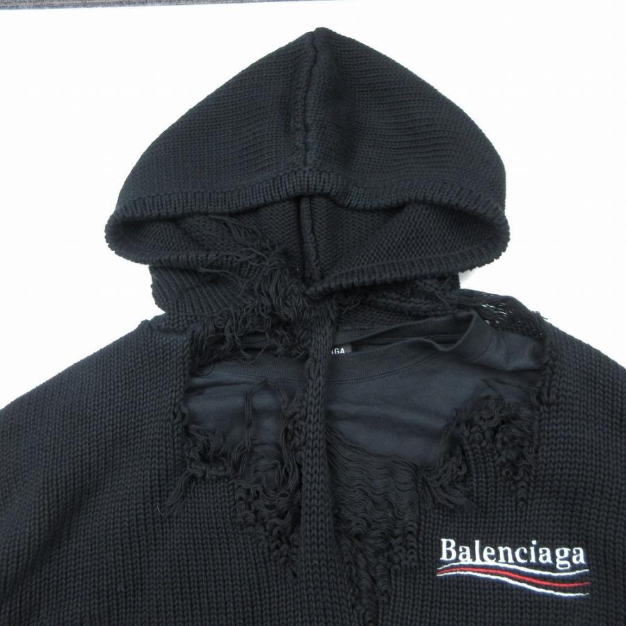 21AW バレンシアガ BALENCIAGA 662718 T3212 デストロイド ニット 