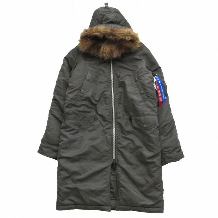 MA-1 ロングコート フード付き アルファインダストリー Alpha