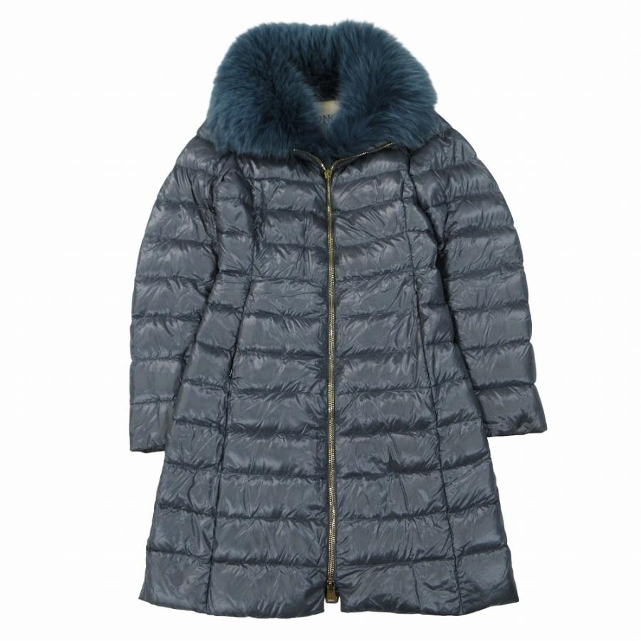 HERNO（ヘルノ） PI0650DIC フォックスファー付き ロングダウンコート 