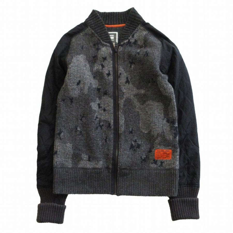 G-STAR RAW ジースターロウ STRIKE CAMO VEST KNIT L/S カモフラージュ 